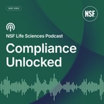 Logo of the podcast Compliance Unlocked from NSF Podcast Compliance Unlocked from NSF