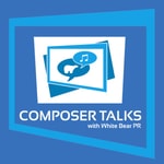 Logo of the podcast Composer Talks with White Bear PR Podcast Composer Talks with White Bear PR