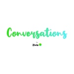 Logo of the podcast Conversations. Podcast Conversations.