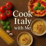 Logo of the podcast Cook Italy with David Podcast Cook Italy with David