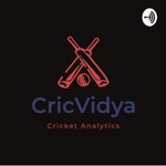 Logo of the podcast CricVidya Cricket Analytics Podcast