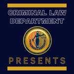 Criminal Law Department Presents Podcast Criminal Law Department Presents
