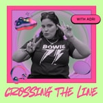 Logo of the podcast crossing the line Podcast crossing the line