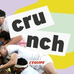 Logo of the podcast Crunch, le podcast rugby de L'Équipe Logo of the podcast Crunch, le podcast rugby de L'Équipe