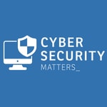 Logo of the podcast Cyber Security Matters, hosted by Dominic Vogel and Christian Redshaw Missing podcast logo