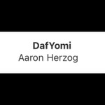 Logo of the podcast Daf Yomi with Aaron Herzog Podcast Daf Yomi with Aaron Herzog