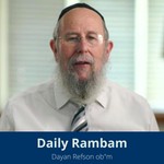 Logo of the podcast Daily Rambam with Dayan Refson Podcast Daily Rambam with Dayan Refson
