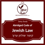 Logo of the podcast Daily Study of Jewish Law Podcast Daily Study of Jewish Law