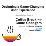 Logo of the podcast Designing A Game-Changing User Experience, Presented by SAP Podcast Designing A Game-Changing User Experience, Presented by SAP