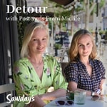 Logo of the podcast Detour with Postcards from Midlife Podcast Detour with Postcards from Midlife