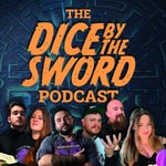 Logo of the podcast Dice By The Sword Podcast Dice By The Sword