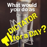 Logo of the podcast Dictator for a Day Podcast Podcast Dictator for a Day Podcast