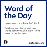 Podcast Dictionary.com's Word Of The Day Podcast