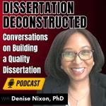Logo of the podcast Dissertation Deconstructed Podcast Dissertation Deconstructed