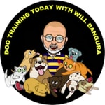 Logo of the podcast Dog Training Today with Will Bangura for Pet Parents, Kids & Family, Pets and Animals, and Dog Training Professionals. This is a Education & How To Dog Training Podcast. 