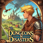 Logo of the podcast Dungeons N' Disasters - A DND Podcast