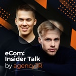 Logo of the podcast eCom Insider Talk by agencyJR Podcast eCom Insider Talk by agencyJR