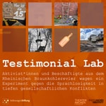 Logo of the podcast Ein Experiment gegen die politische Sprachlosigkeit: Testimonial Lab Podcast Ein Experiment gegen die politische Sprachlosigkeit: Testimonial Lab