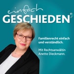 Logo of the podcast einfach GESCHIEDEN Podcast einfach GESCHIEDEN