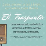 Logo of the podcast El Traspunte. Radio teatro Podcast El Traspunte. Radio teatro