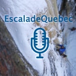 Logo of the podcast EscaladeQuebec.com Podcast EscaladeQuebec.com