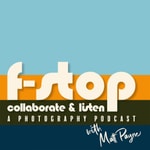Logo of the podcast F-Stop Collaborate and Listen