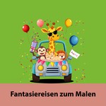 Podcast Fantasiereisen für Kinder zum Malen – Sylwias Ausmalwelt