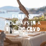 Logo of the podcast Fantasy Holidays in a time of COVID Podcast Fantasy Holidays in a time of COVID