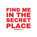 Logo of the podcast FIND ME IN THE SECRET PLACE Podcast FIND ME IN THE SECRET PLACE