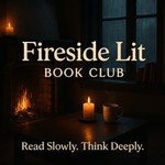 Logo of the podcast Fireside Lit Book Club Podcast Fireside Lit Book Club