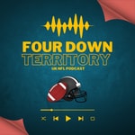 Logo of the podcast Four Down Territory - UK NFL Podcast