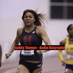 Logo of the podcast Gabby Thomas - Audio Biography Podcast Gabby Thomas - Audio Biography