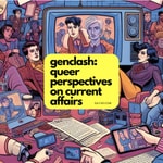 Logo of the podcast Queer News and Journalism Podcast Queer News and Journalism