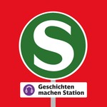 Logo of the podcast Geschichten machen Station Podcast Geschichten machen Station