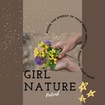 Logo of the podcast girl nature. Podcast girl nature.