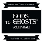 Logo of the podcast GODS to GHOSTS Volleyball