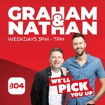 Logo of the podcast Graham and Nathan on FM104 Podcast Graham and Nathan on FM104