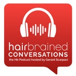 Logo of the podcast Hairbrained Conversations Podcast Hairbrained Conversations