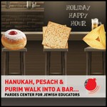 Logo of the podcast Hanukah, Pesach and Purim Walk into a Bar Podcast Hanukah, Pesach and Purim Walk into a Bar
