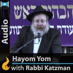 Logo of the podcast Hayom Yom with Rabbi Yosef Katzman Podcast Hayom Yom with Rabbi Yosef Katzman