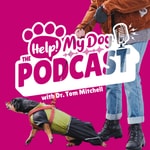 Logo of the podcast Help! My Dog: The Podcast. Dog Behaviour & Training Strategies that Work!