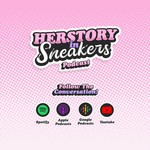 Logo of the podcast HERSTORYINSNEAKERS PODCAST Podcast HERSTORYINSNEAKERS PODCAST