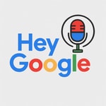 Logo of the podcast Hey Google Podcast Hey Google