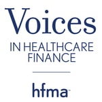Logo of the podcast HFMA’s Voices in Healthcare Finance