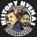 Logo of the podcast History Hyenas with Chris Distefano and Yannis Pappas