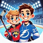 Logo of the podcast Hockey Heroes: A Podcast for Kids