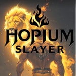 Logo of the podcast Hopium Slayer Podcast Hopium Slayer