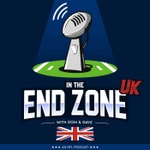 Logo of the podcast In the End Zone UK - NFL Podcast