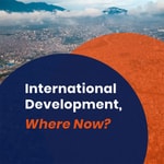 Logo of the podcast International Development, Where Now? Podcast International Development, Where Now?