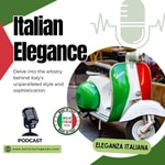 Logo of the podcast Italian Elegance Missing podcast logo